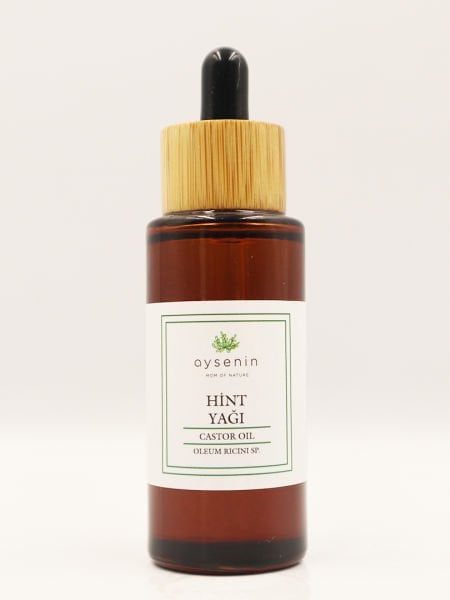 Hint Yağı / Castor Oil (50ml. Cam Şişe)