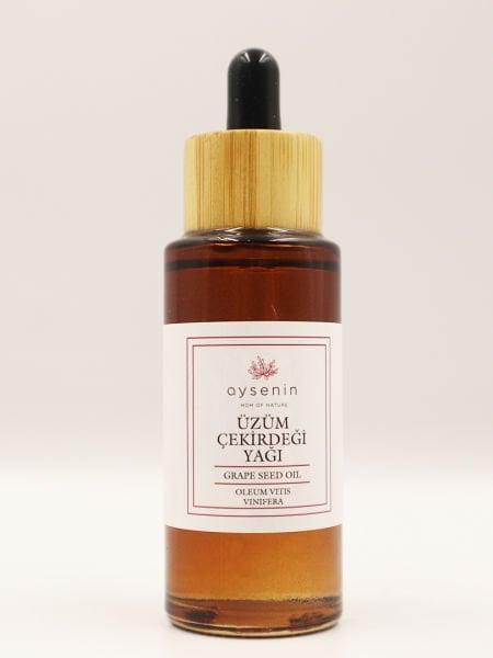 Üzüm Çekirdeği Yağı / Grape Seed Oil (50ml. Cam Şişe)