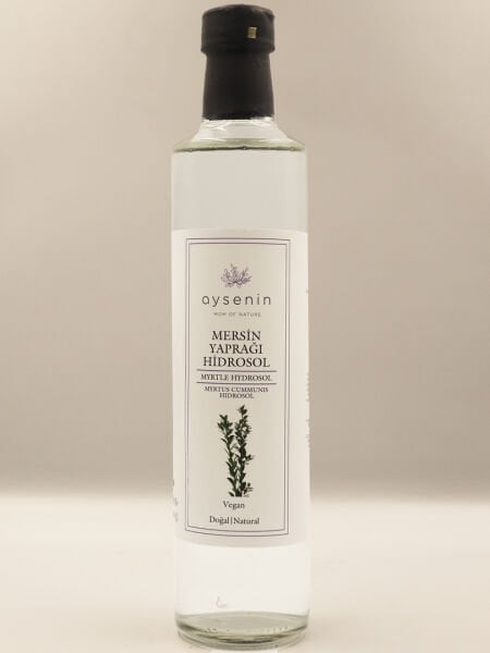 Mersin Yaprağı Hidrosolü / Myrtle Leaf Hydrosol  (500ml. Cam Şişe)